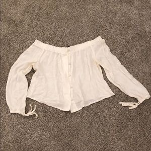 Off the shoulder shirt